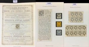 US # 1 LOCAL & EXPRESS STAMPS GROUP CAT. $ LOT #1428