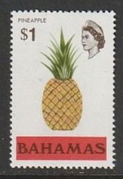 1971 Bahamas - Sc 328 - MNH VF - 1 single - Pineapple