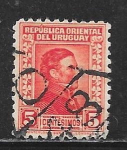 Uruguay 356: 5c Artigas, used, F-VF