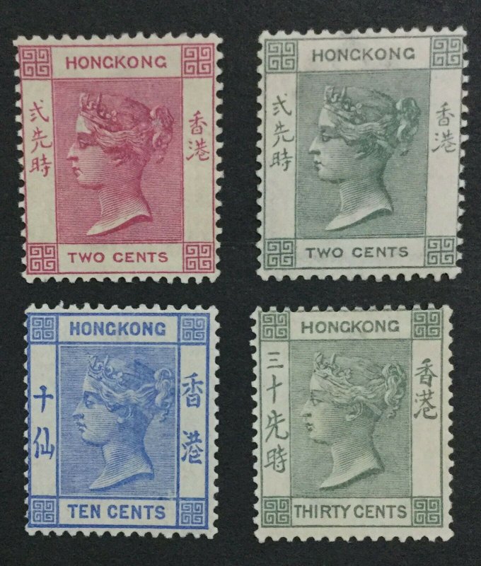 MOMEN: HONG KONG SG # CROWN CA MINT OG H LOT #203797-9725