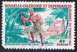 New Caledonia 356 Used 19th century mailman  (BP4618)