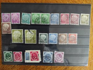 Germany stamps 1951-1953