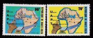 Burkina Faso # 606-607,  African Postal Union. Mint NH, 1/2 Cat.