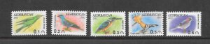 BIRDS - AZERBAIJAN #1031-5  MNH