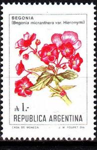 ARGENTINIEN ARGENTINA [1985] MiNr 1757 ( **/mnh ) ex Blumen