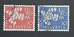 Helvetia 1961 Europa Satzpreis