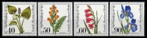 West Berlin - 1981 - Mi. 650-53 (Flowers) - MNH - BV099