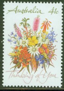 Australia Scott 1164 MNH** Flower boquet stamp 1990