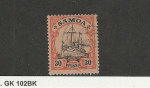 Samoa Germany, Postage Stamp, #62 Used, 1900, JFZ