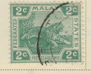 Malaysia PROTECTED ST. Federated Malay States 1919 2c Very Fine Used A8P13F73-