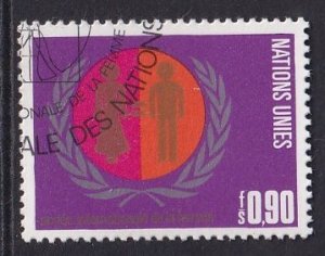 United Nations  Geneva  #49 cancelled 1975  international women's year 90c