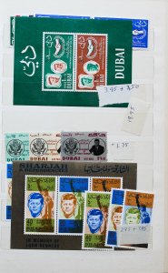 Arab Nations MNH Stamp Collection in Stock Book