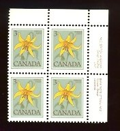 Canada #708 3¢ Flower - Canada Lily