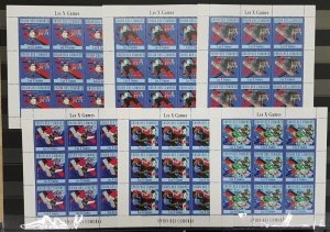 A1107 2010 Comoros X Games Extreme Sport 9Set Mnh