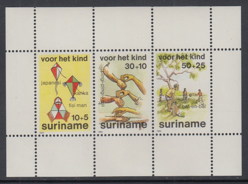 Suriname B321a Souvenir Sheet MNH VF