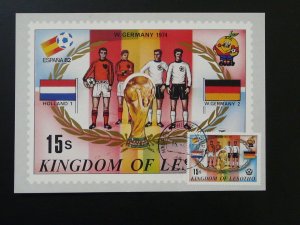 football world cup Germany 1974 maximum card Lesotho (Netherlands vs Germany)