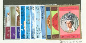 Bermuda #347/362 Mint (NH) Single (Complete Set)