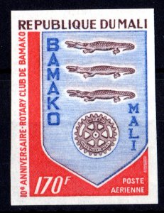 Mali 1972 Sc#C158 ROTARY CLUB 10th.ANNIVERSARY Single IMPERFORATED MNH