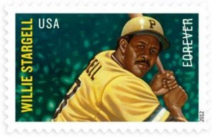 2012 45c Willie Stargell, Major League Baseball All-Star Scott 4696 Mint F/VF NH