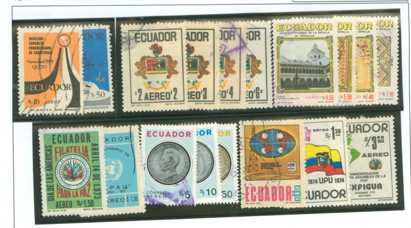 Ecuador #C488/C490/C512-C514/ Used Single