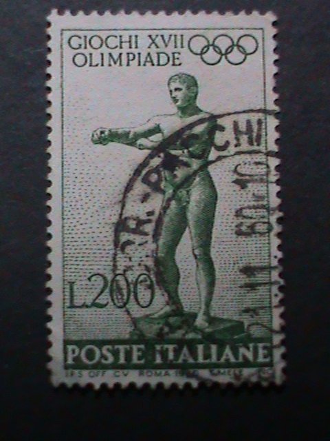 ITALIY-VERY OLD OLYMPIC GAMES & STATIUM USED STAMPS  WE SHIP TO WORLD WIDE VF