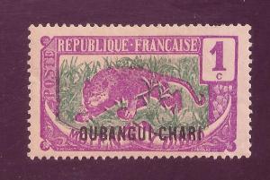 Ubangi-Shari #23 VF MINT - 1922 1c Leopard