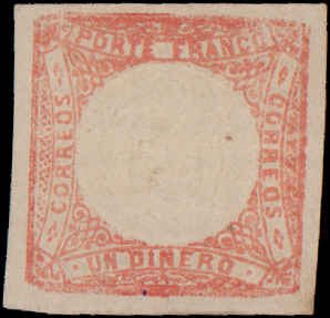 Peru #12, Complete Set, 1862-1863, Hinged