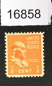 MOMEN: US STAMPS # 803 MINT OG NH XF+ POST OFFICE FRESH CHOICE LOT #16858