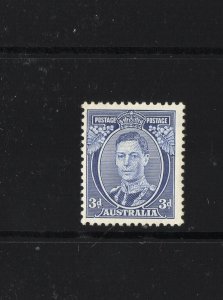 Australia 1938 3d SG168c 13.5x14 perf Die II - mounted mint