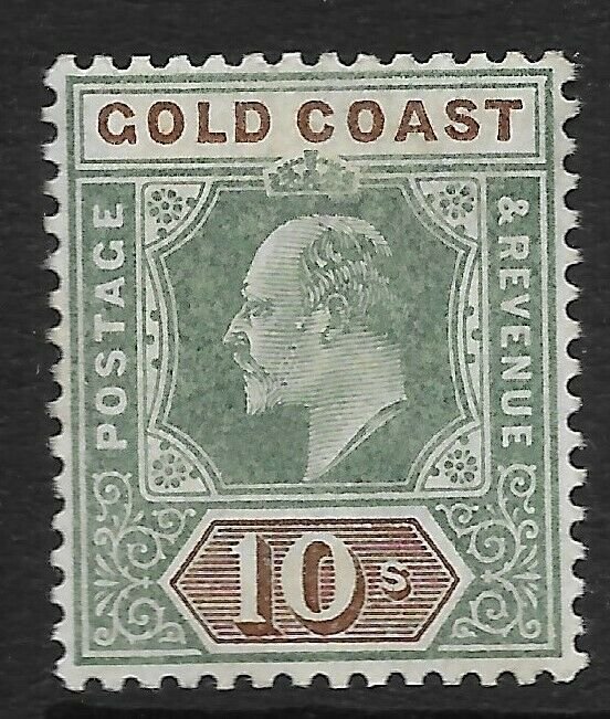 GOLD COAST SG47 1902 10/= GREEN & BROWN MTD MINT