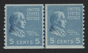 United States MINT Scott Number 845 JOINT LINE PAIR  MNH  VF   -  BARNEYS