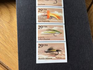 United States Fly Fishing mint never hinged stamps for collecting A13048