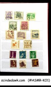 COLLECTION OF KOREA STAMP IN SMALL STOCK BOOK - 138 STAMPS