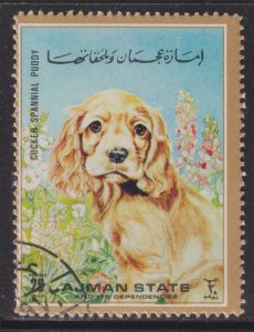 UAE Ajman Unlisted Cocker Spaniel Puppy 1972