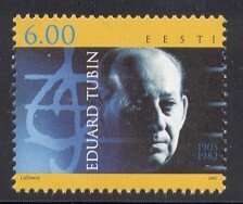 Estonia Sc 513 2005 Tubin Composer stamp mint NH