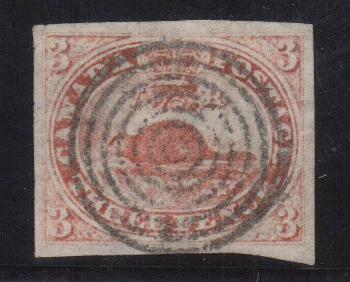 Canada #1 XF Used With Big Margins & Tiny Crease **With Certificate**