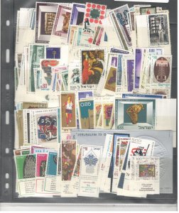 ISRAEL COLLECTION ON STOCK SHEET ALL MINT
