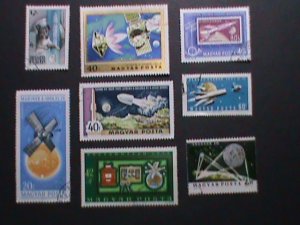 ​HUNGARY-MANY AIR & SPACE PICTORIAL  LARGE USE STAMPS VF WE SHIP TO WORLD WIDE