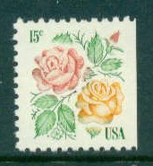 1737 15c Roses Fine MNH Dry Gum BPS