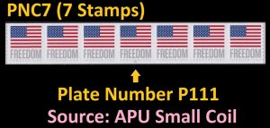 US 5788 Old Glory Freedom F PNC7 APU P111 (from small coil) MNH 2023