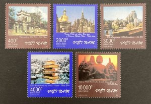 Vietnam 1996 #2686-90, Monuments & Statues, MNH.