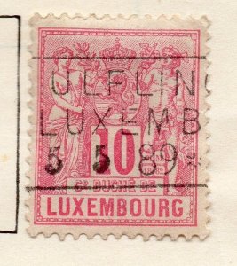 Luxemburg 1882 Early Issue Fine Used 10c. 301149