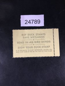 US STAMPS # RW52 DUCK MINT OG NH $15 LOT #24789