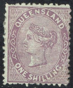 QUEENSLAND 1879 QV 1/-