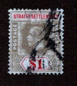 STRAITS SETTLEMENTS  SC# 165  FVF/U