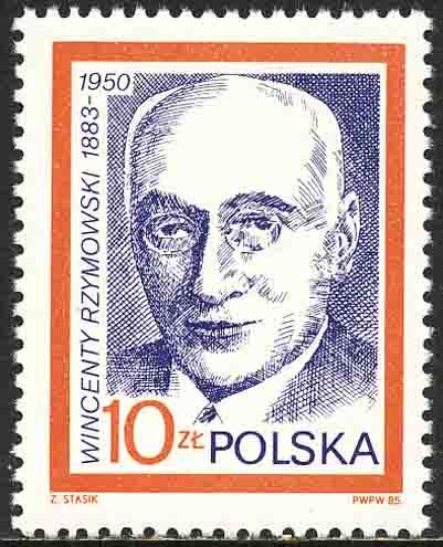 Poland 1985 Sc 2671 Politician Wincenty Rzymowski Stamp MNH