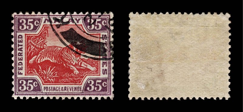 4227: Malaya, Federated Malay States SG73 35c Lilac & Red. 1931. Sc#70 Mi71 F...