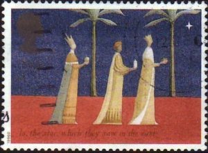 Great Britain 1996 Sc#1708 2nd Three Kings Christmas USED-Fine-NH.