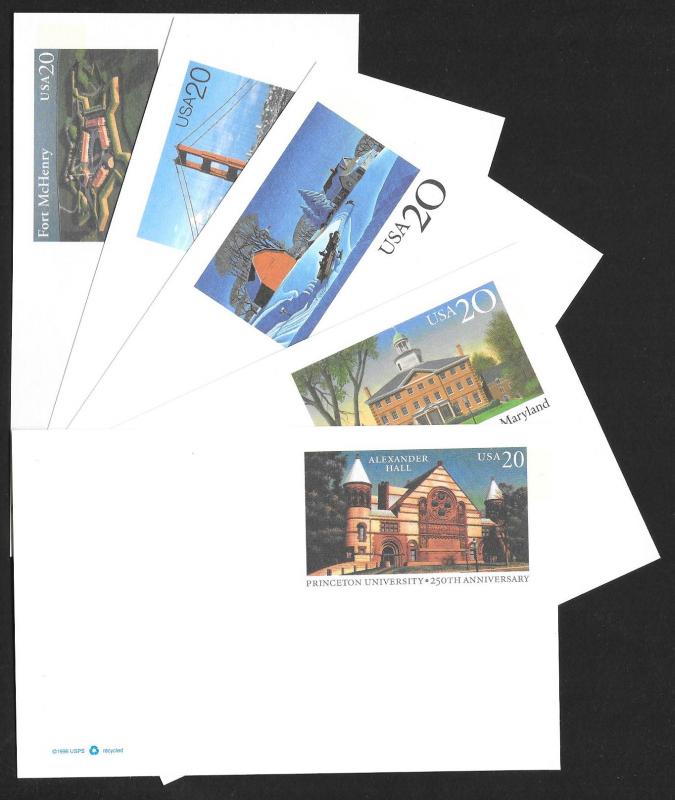 UNITED STATES Postal Card & Reply Card Collection 154 pcs ALL MNH FV=$24++