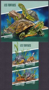 2018 Niger 5513-5516KL+5517/B804 Marine fauna - Turtles 26,00 €